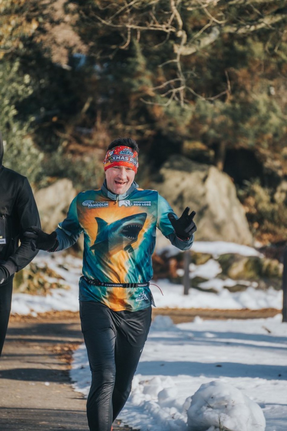 Botaniczna Piątka w Ogrodzie Botanicznym w Łodzi. Galeria z mroźnego biegu