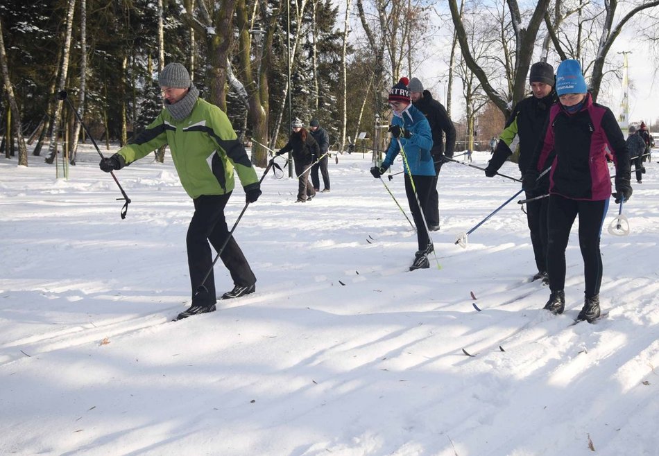 Łódź. Narty biegowe