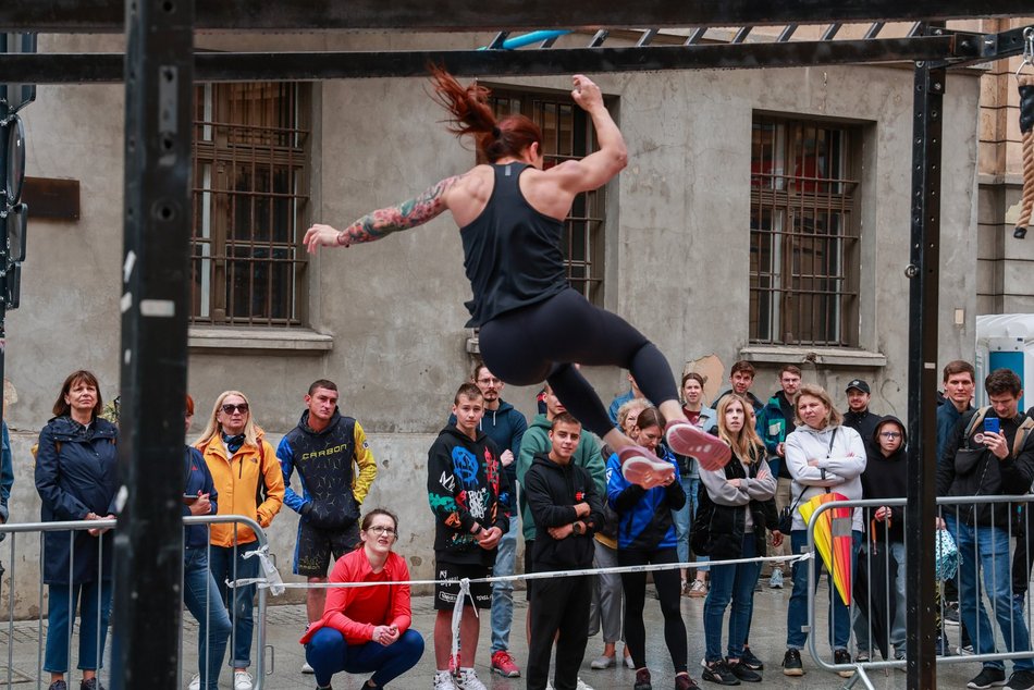 Łódź. Ninja Series w Łodzi. Wspaniała rywalizacja w strugach deszczu