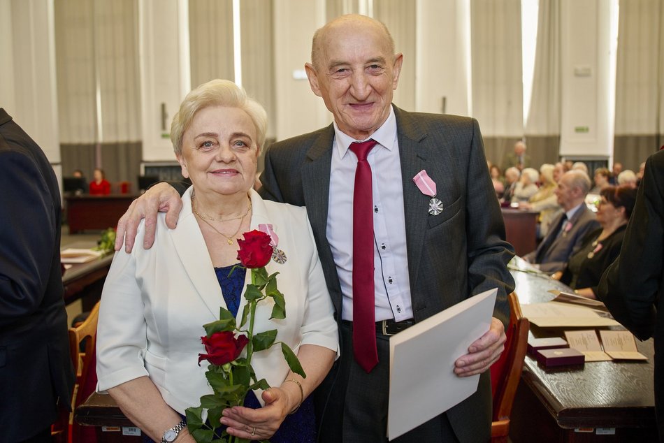 Małżeństwa z Łodzi uhonorowane medalami za wieloletnie pożycie