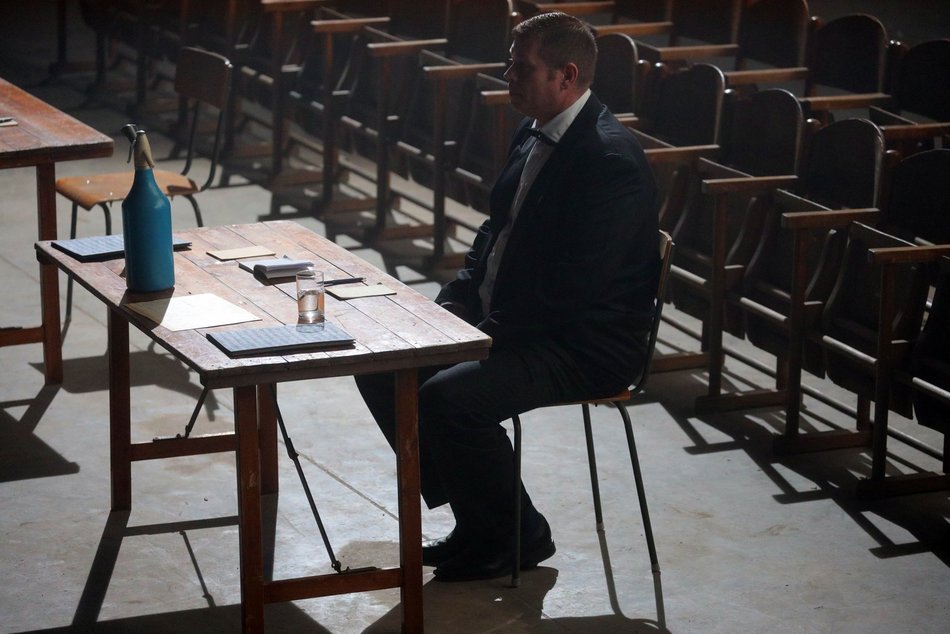 Plan filmowy w Hali Sportowej w Łodzi