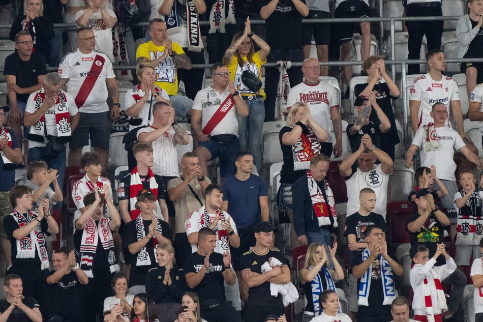 Łódź. Kibice na meczu ŁKS Łódź - Wieczysta Kraków. Byłeś/aś? Znajdź się w galerii