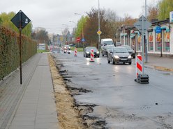 Remont Kongresowej w Łodzi.