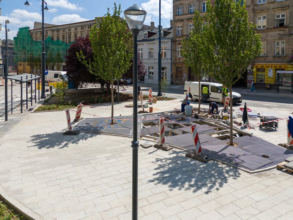 Remont Cmentarnej - ostatnie prace przed otwarciem ulicy