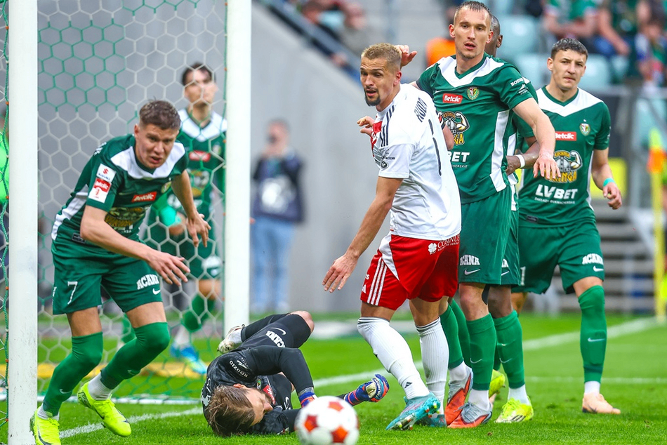 Świetne widowisko we Wrocławiu. ŁKS Łódź zremisował ze Śląskiem Wrocław