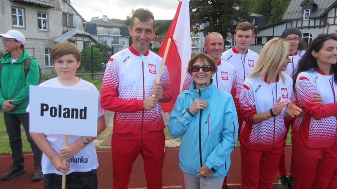 Z kijkami na podium. Jolanta Błądek zdobywa medale w nordic walking - fot. arch. Jolanty Błądek