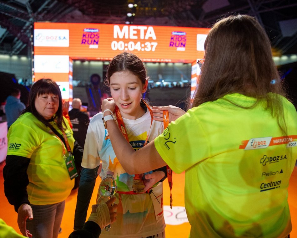 Kids Run na DOZ Maraton Łódź 2025. Tak pobiegły dzieci!