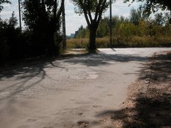 Łódź. Ulica Juhasowa na Stokach w Łodzi