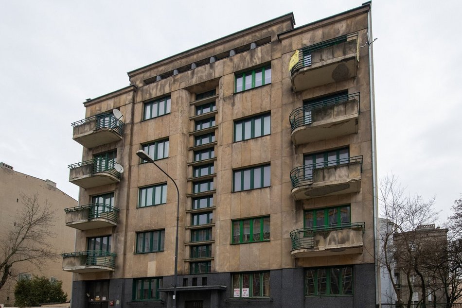 Łódź. Remont modernistycznej kamienicy przy Kościuszki