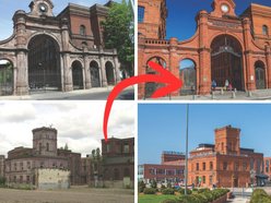 Manufaktura przed i po rewitalizacji