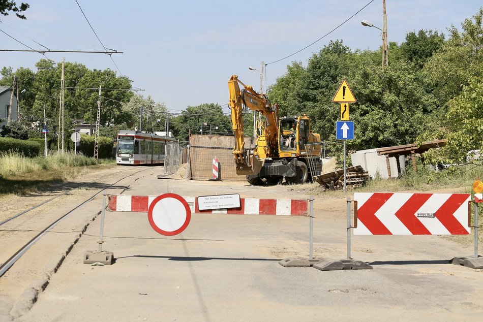 Ulica Telefoniczna w Łodzi w remoncie