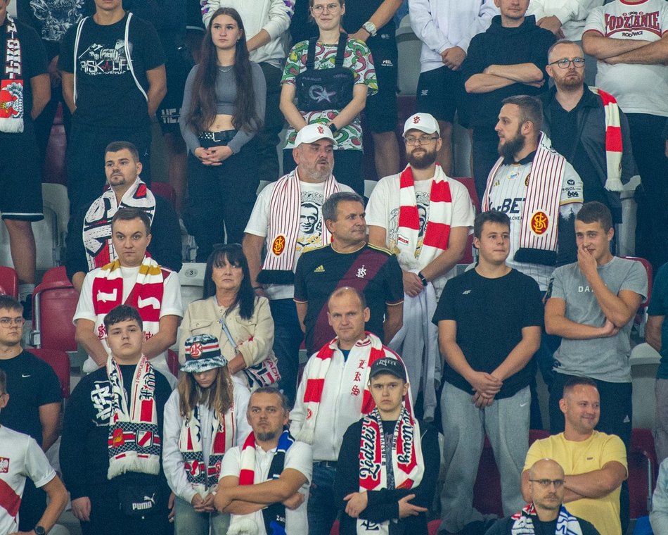 Kibice na meczu ŁKS Łódź z Wisłą Kraków!