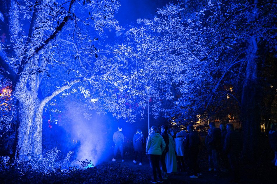 festiwal światła w Łodzi