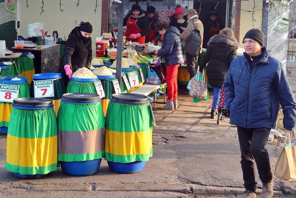 Łódź. Kiszonki u Iwonki