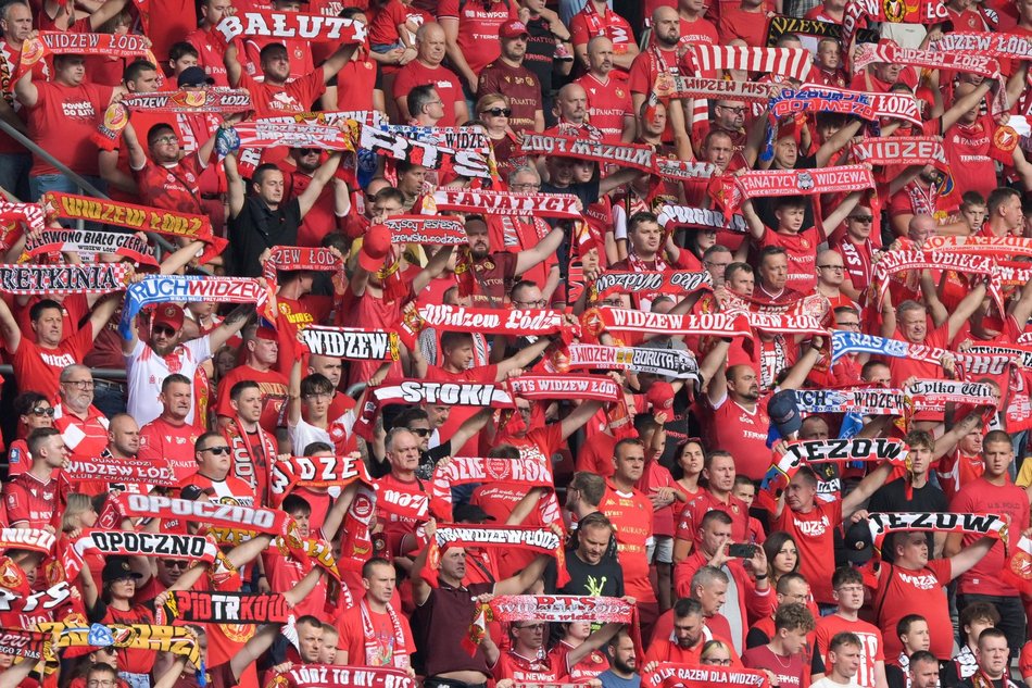 Kibice na meczu Widzewa Łódź kontra GKS Katowice. Byłeś/aś? Znajdź się w galerii