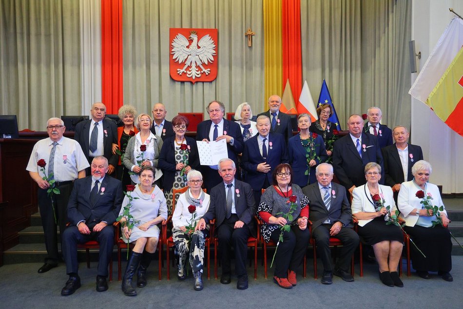 Łódź. Medale za długoletnie pożycie małżeńskie. Rekordziści są razem od 66 lat!