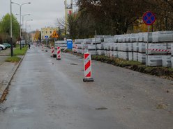 Remont Kongresowej w Łodzi.
