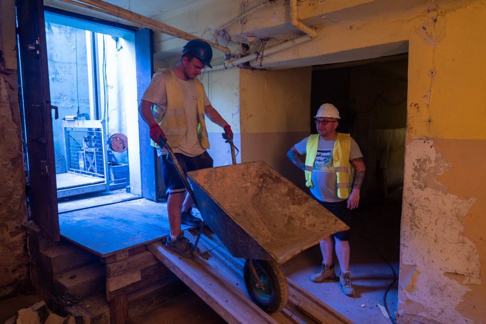 Łódź. Trwa remont w nowym żłobku w Łodzi! Powstaje w miejscu kultowej kiedyś kawiarni Irena