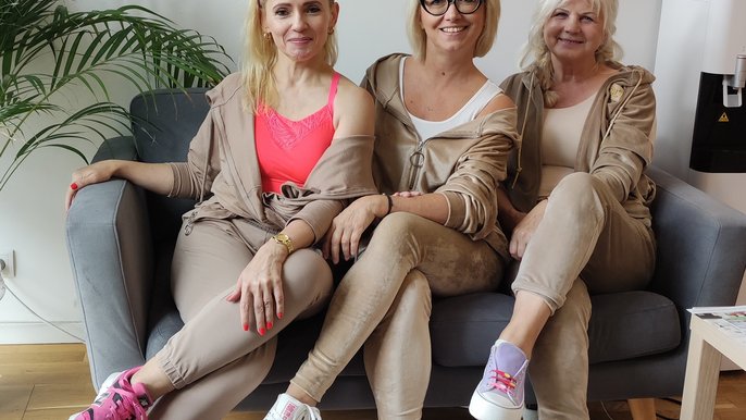 Hanna Piekarska, Adriana Jabłońska i Iwona Oleksiewicz