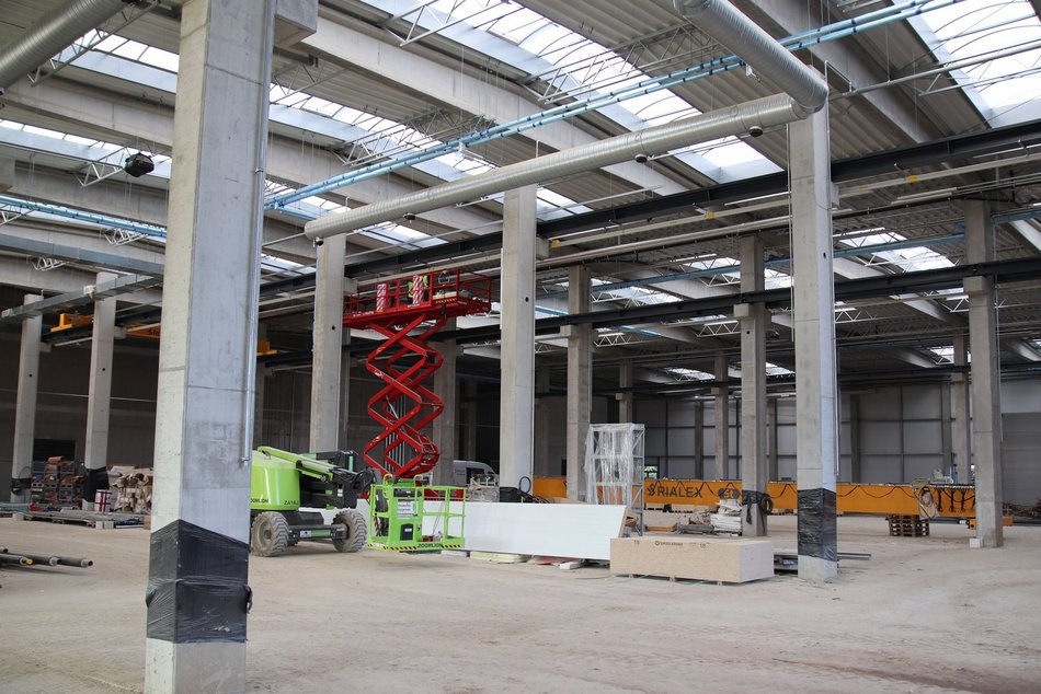 Zajezdnia Helenówek nie do poznania! Są już pierwsze elementy wyposażenia Zakładu Techniki MPK Łódź