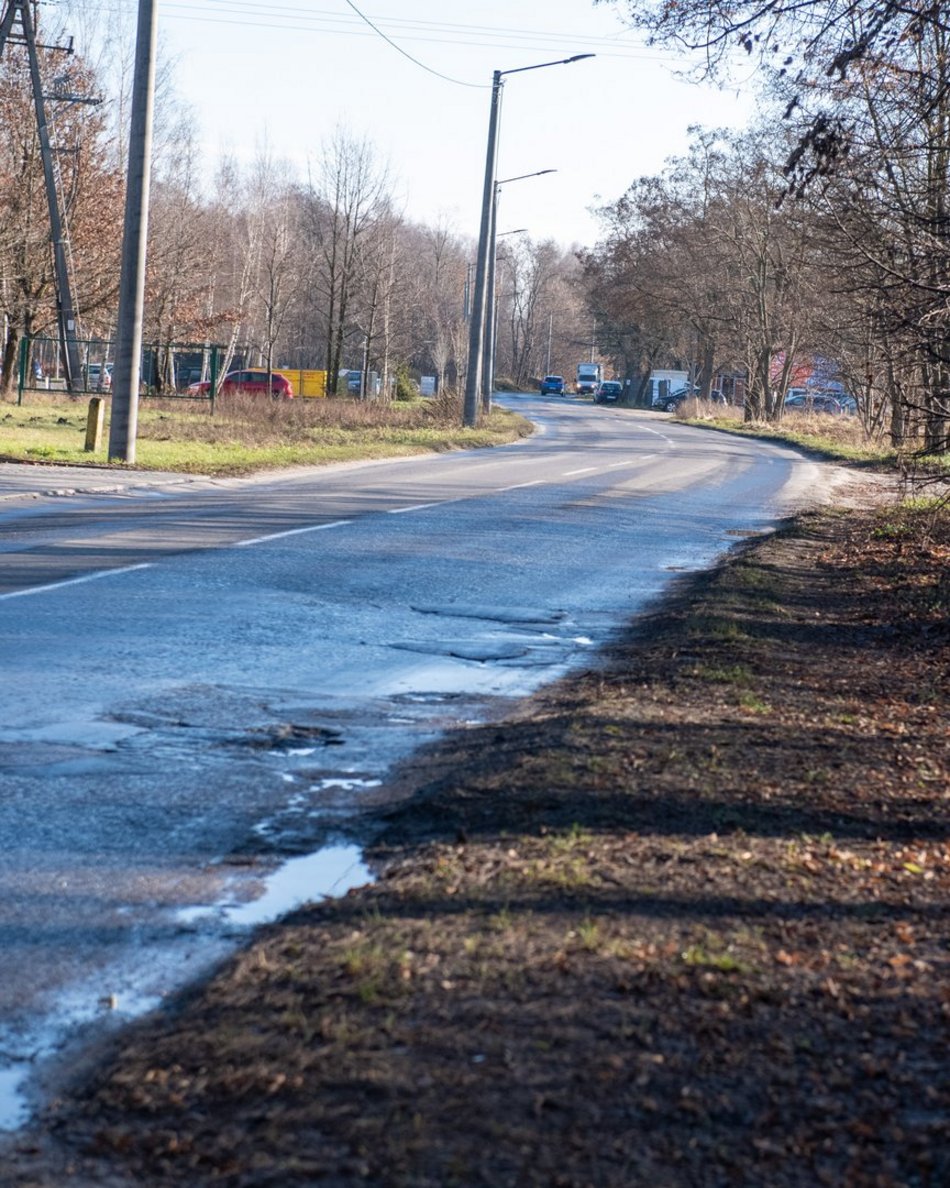 Ulica Rąbieńska do remontu