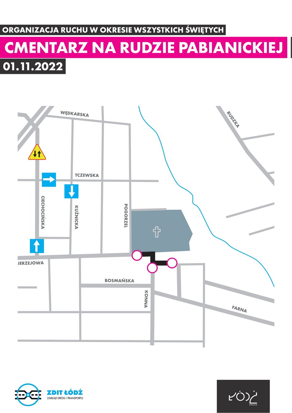  Wszystkich Świętych у Лодзі. Цвинтар на Rudzie Pabianickiej