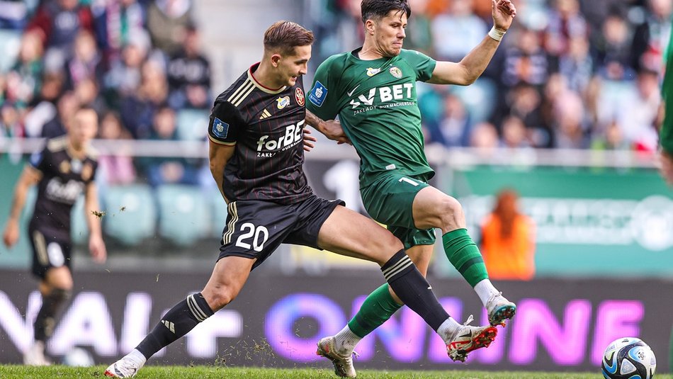 Minutę od remisu. ŁKS Łódź przegrał ze Śląskiem Wrocław