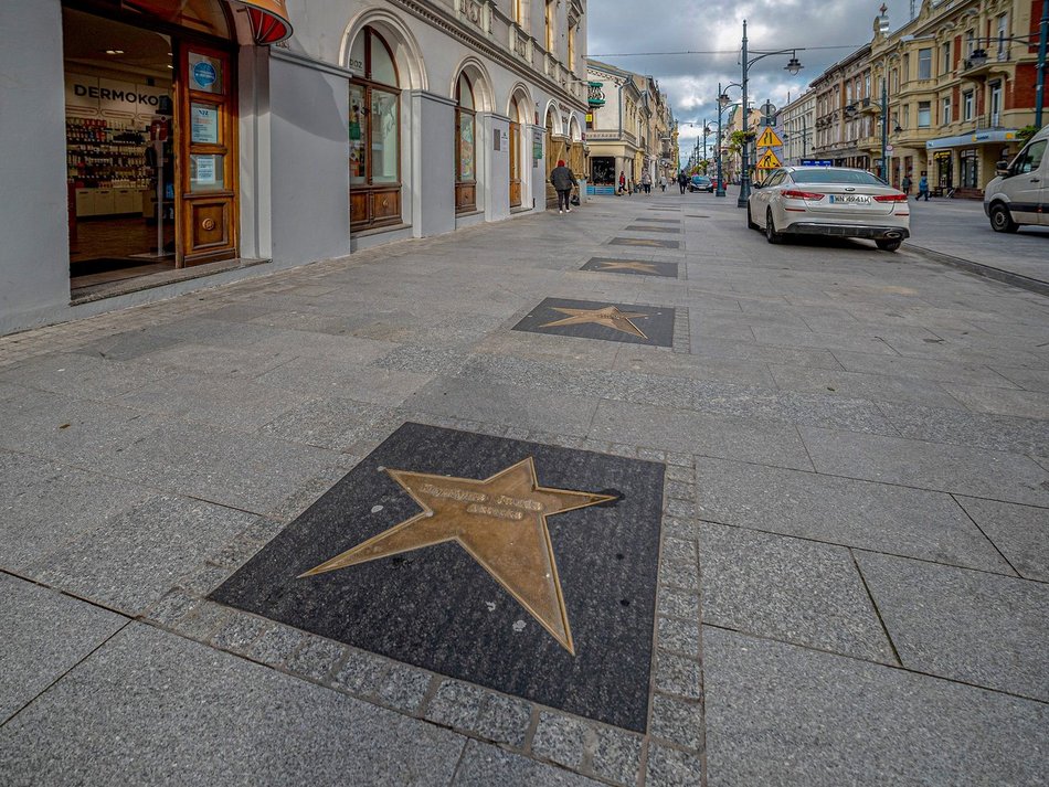 Łódź. Łódzka Aleja Gwiazd