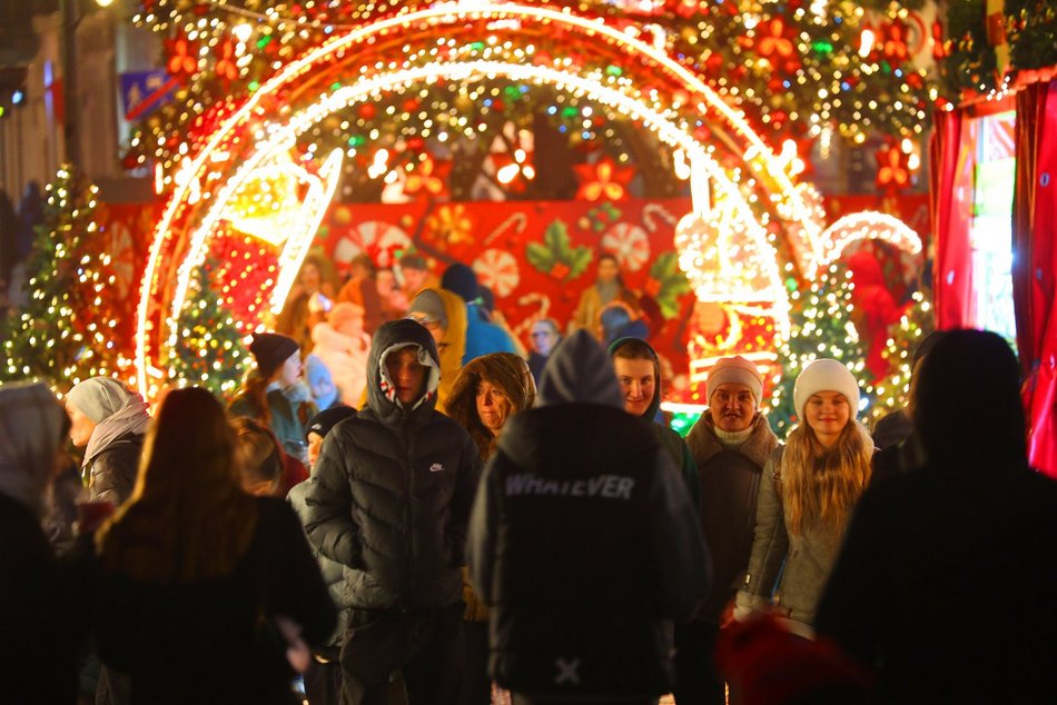 Świąteczny klimat na Jarmarku Bożonarodzeniowym w Łodzi