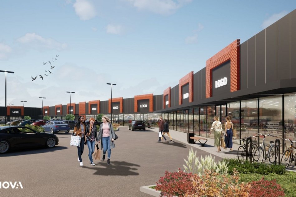 Łódź. Pasaż handlowy spółki deweloperskiej P.A. Nova