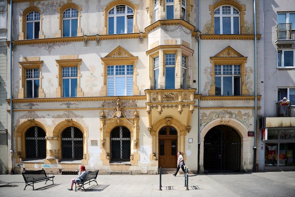 Łódź. Kamienica przy Piotrkowskiej 143