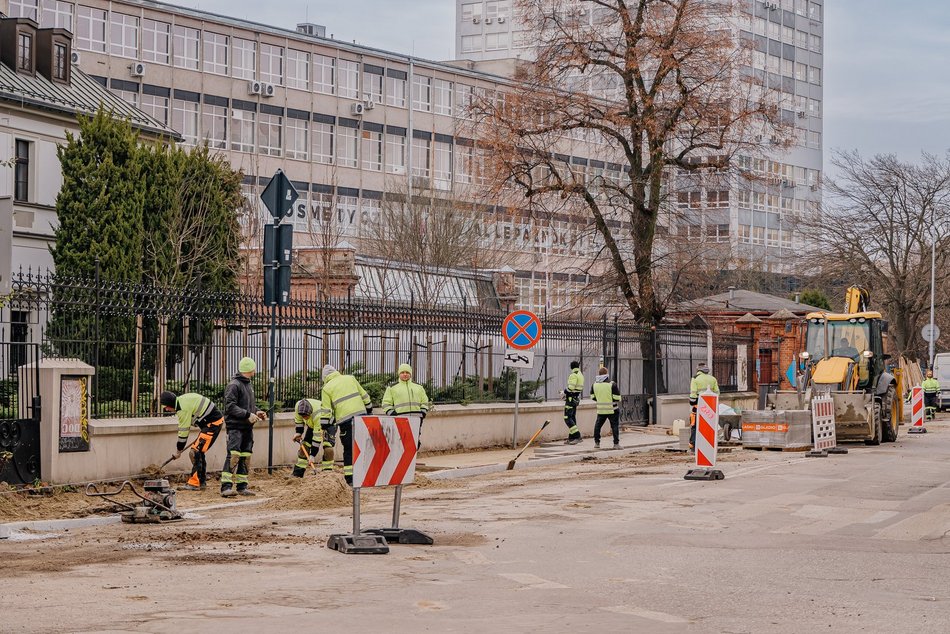 Remont ulic Sienkiewicza i Tymienieckiego, Łódź