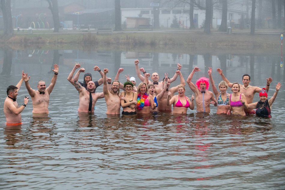 Wyjątkowy ślub morsów w Arturówku