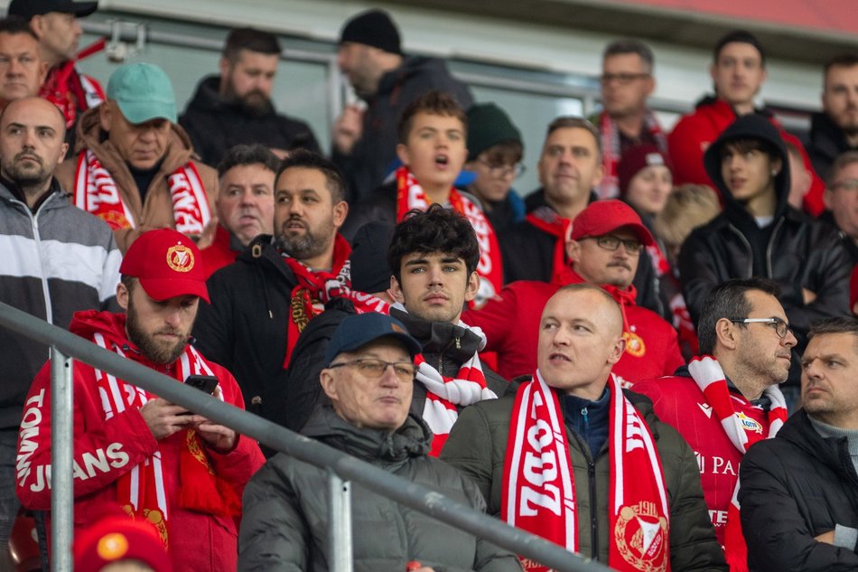 Kibice na meczu Widzewa Łódź z Zagłębiem Lubin. Byłeś/aś? Odszukaj się w galerii