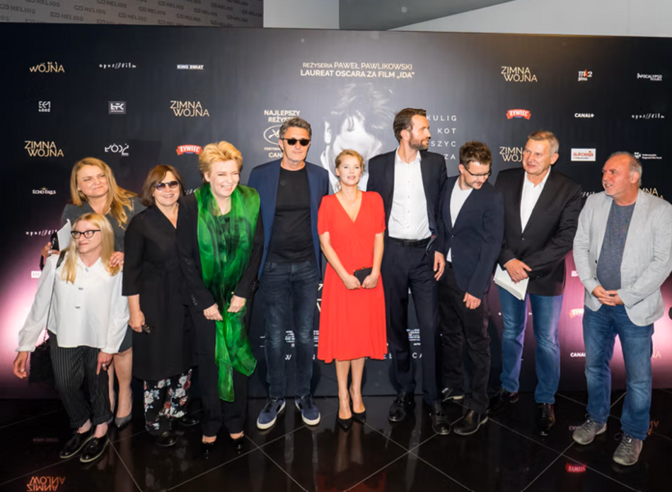 Łódź. Obsada filmu „Zimna wojna"