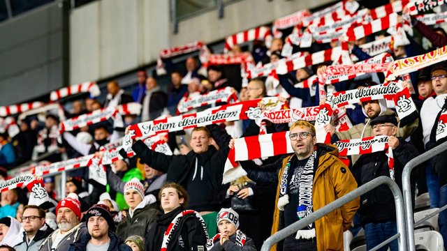 Kibice na meczu ŁKS Łódź - Śląsk Wrocław. Byłeś/aś? Znajdź się w galerii [ZDJĘCIA]