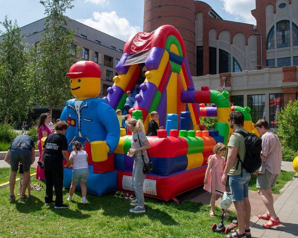 Łódź. Dzień Dziecka w Fuzji Łódź. Strefa klocków, tory przeszkód i konkursy