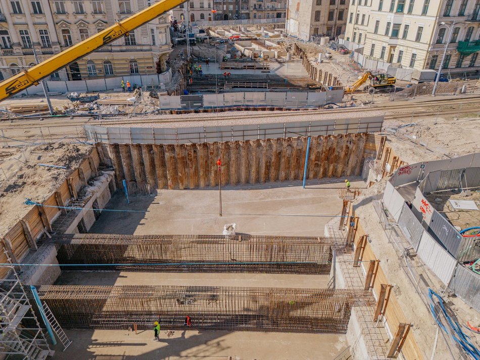 Tunel pod Łodzią. Spektakularne zdjęcia ze stacji Łódź Śródmieście