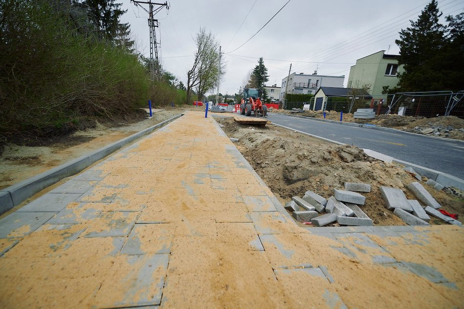 Łódź. Remont Biegunowej