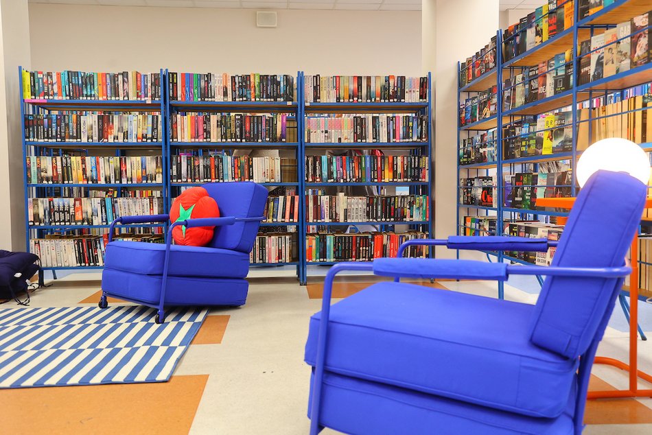 Łódź. Olimpia na Lumumbowie już otwarta! Filia Biblioteki Miejskiej w Łodzi w nowej odsłonie!
