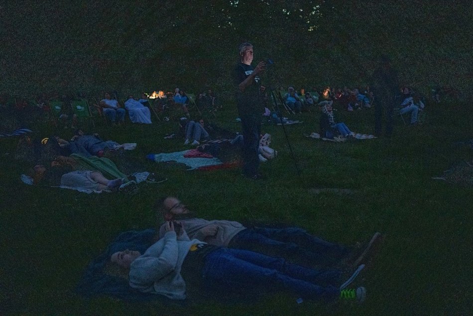 Łódź. Co to był za wieczór! Noc spadających gwiazd w Ogrodzie Botanicznym w Łodzi
