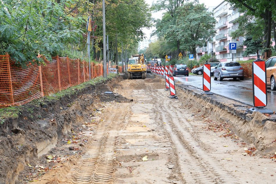 Łódź. Remont Łanowej w Łodzi nie zwalnia tempa