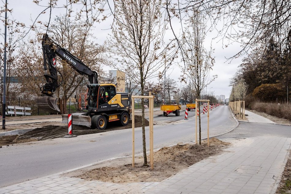 Łódź. Remont Szparagowej i Wersalskiej