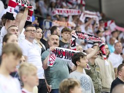 Kibice na meczu ŁKS Coolpack Łódź z Astorią Bydgoszcz