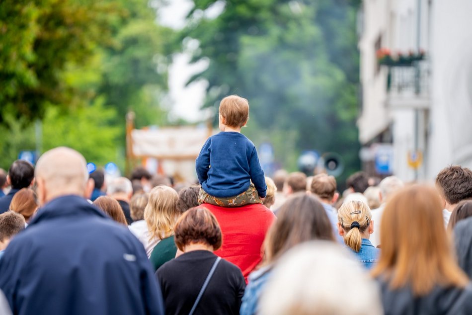 Łódź. Boże Ciało w Łodzi. Procesja z kościoła Matki Boskiej Zwycięskiej przeszła ulicami miasta
