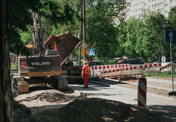 Łódź. Remont ul. Marysińskiej w Łodzi