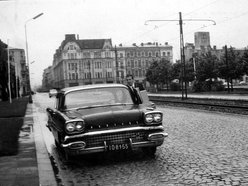 Łódź. Ulica Targowa w Łodzi - rok 1968