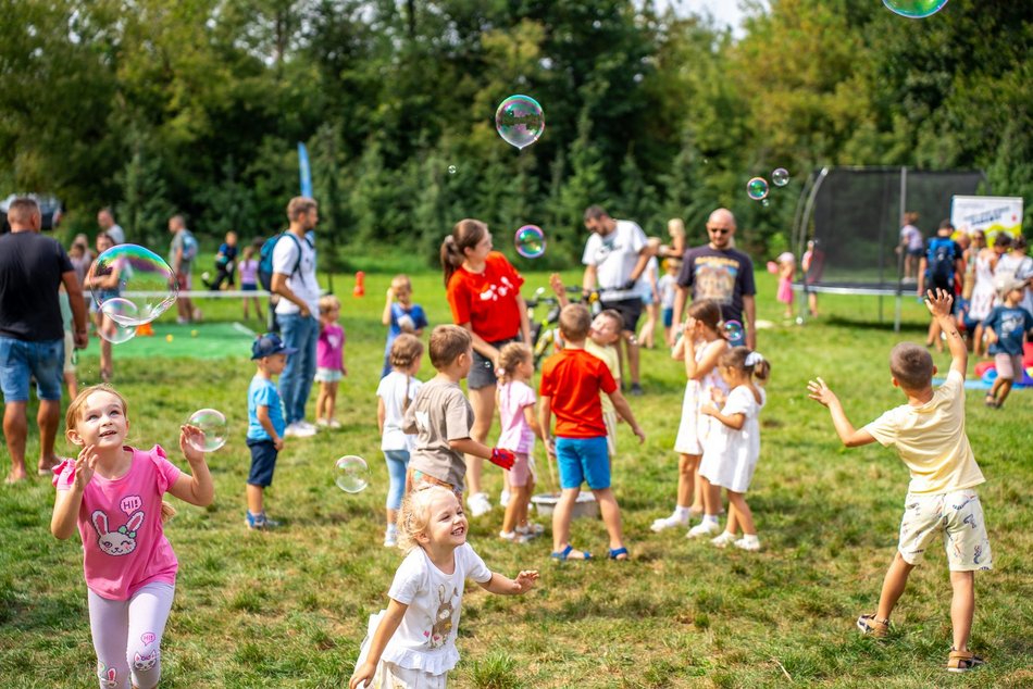 Piknik w parku na Młynku