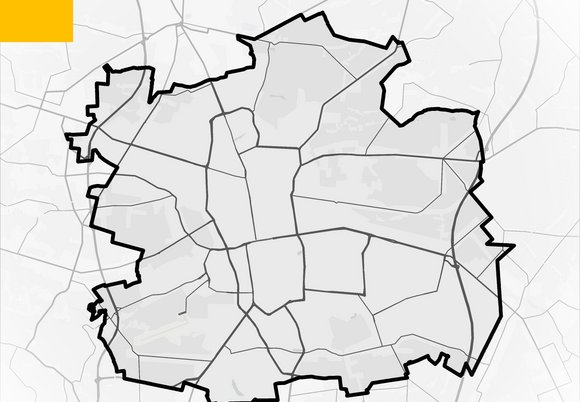 Mapa Łodzi