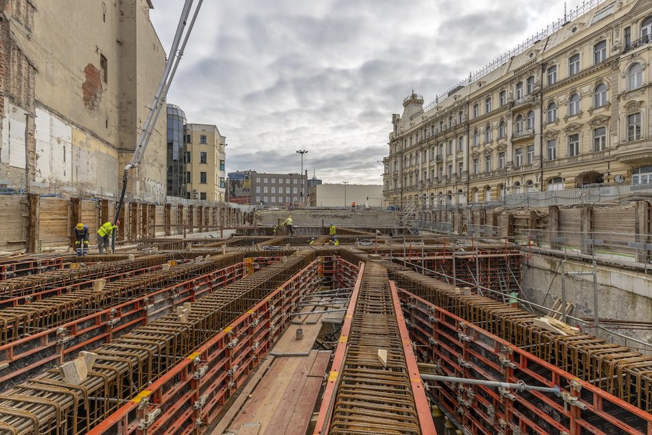 Tunel średnicowy pod Łodzią. Budowa stacji Łódź Śródmieście